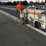 Hier arbeiten wir auf der A94 in FR Passau.