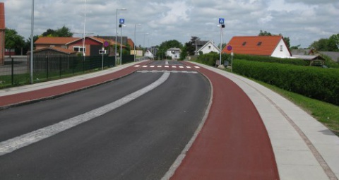 Radweg Beschichtung